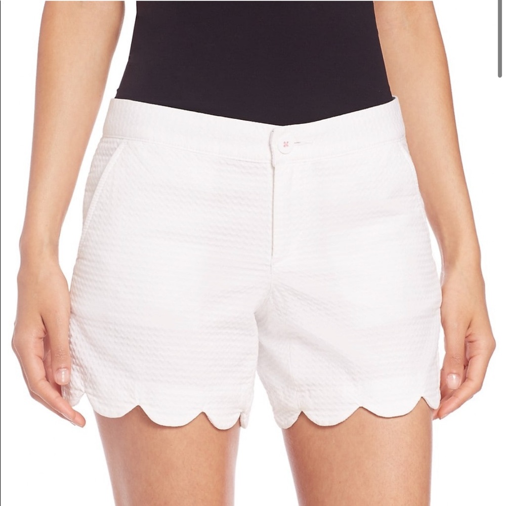 Lily Pulitzer scalloped white Shorts